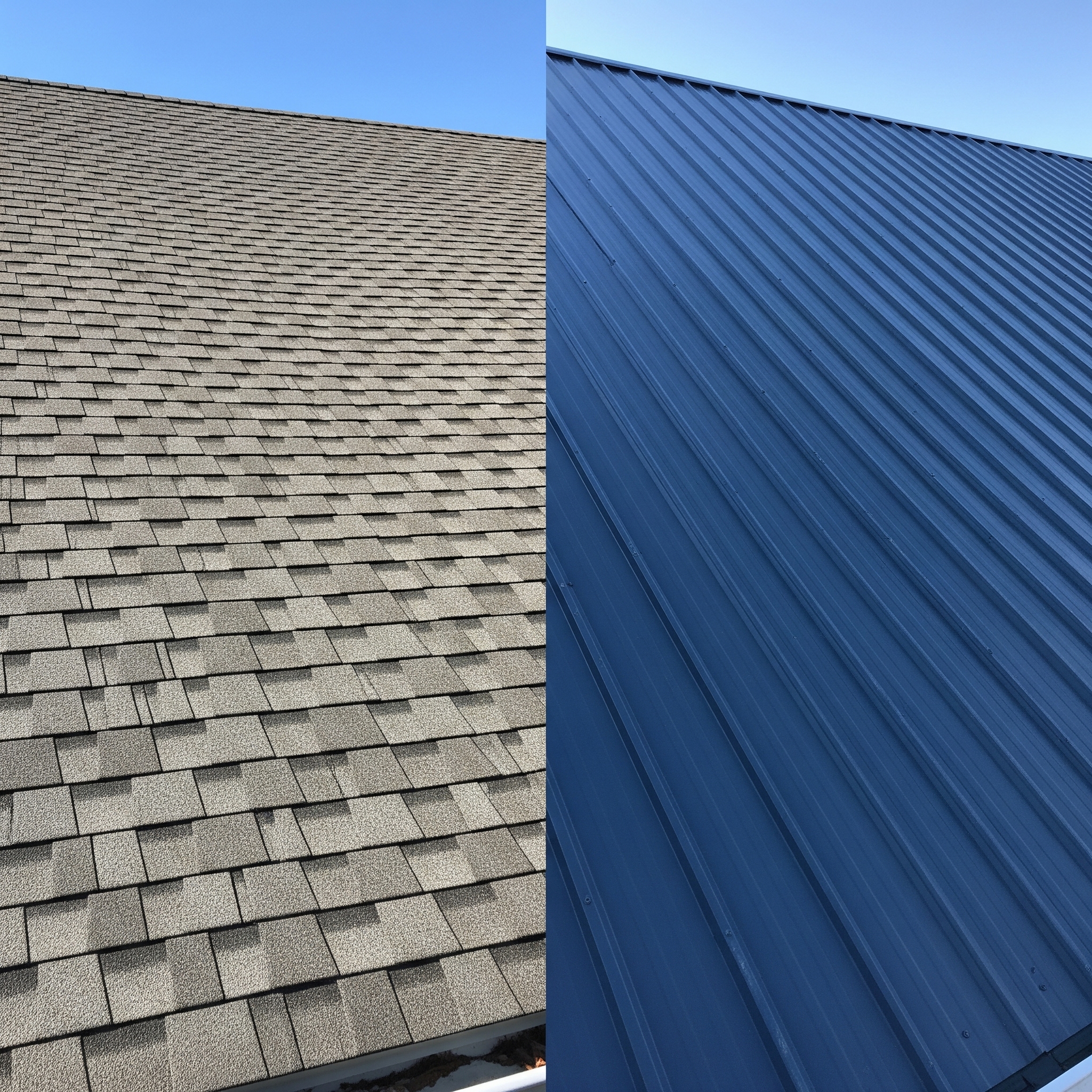 Asphalt vs Metal Roof Cost NJ