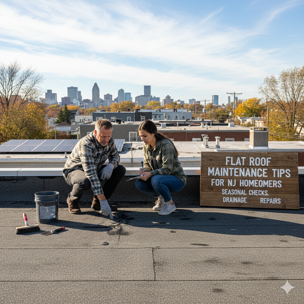Flat roof maintenance NJ