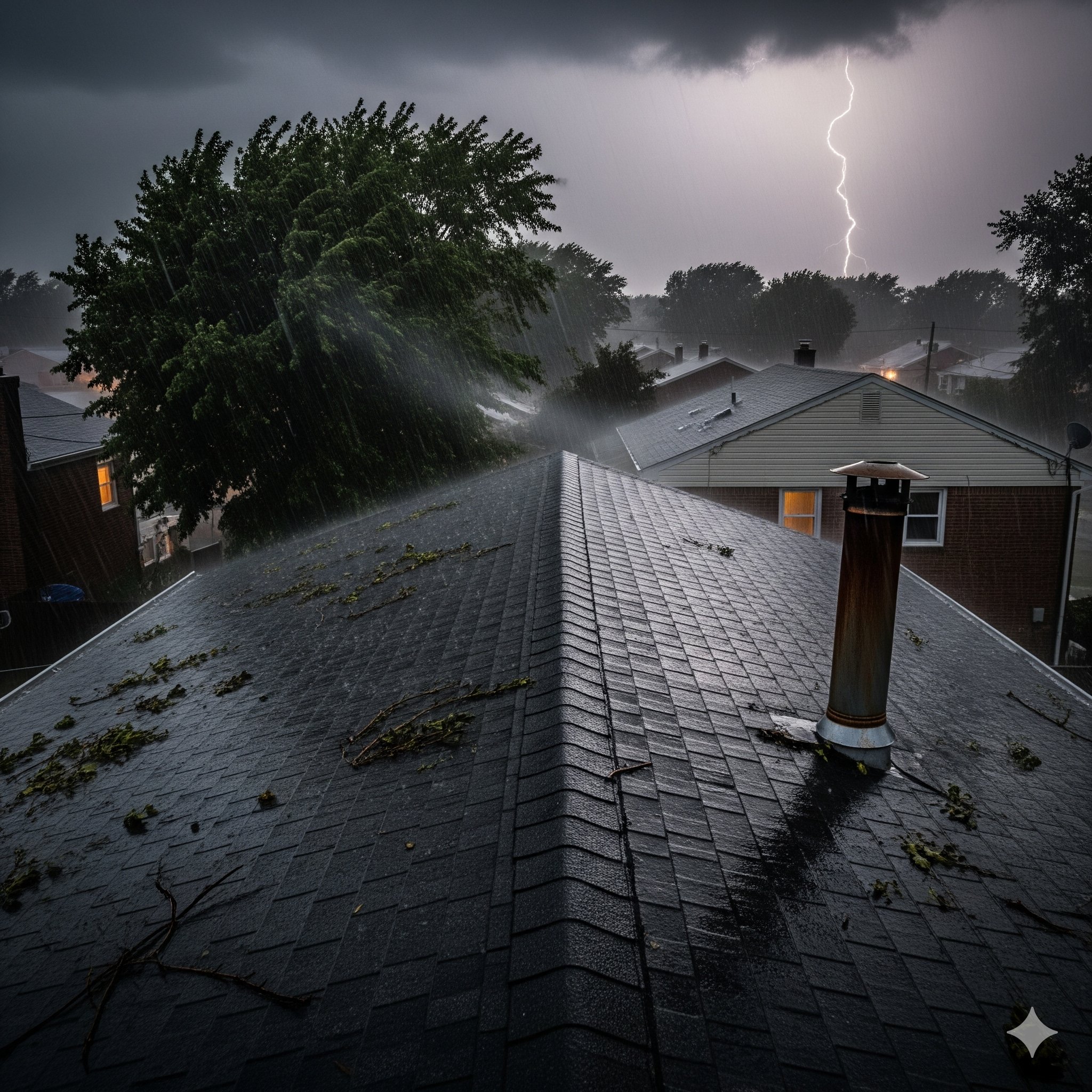 prepare roof for spring storms NJ