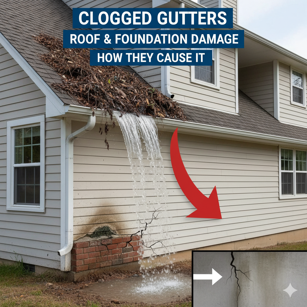 clogged gutters New Jersey