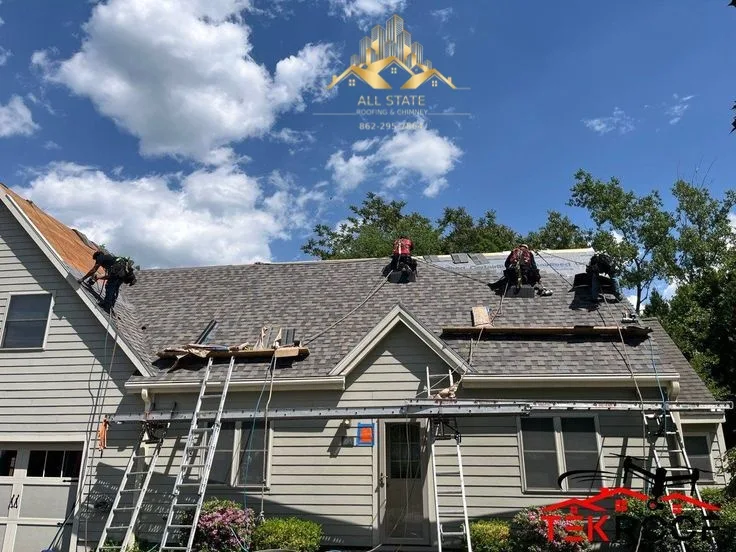 Roof Damage After Winter Storm NJ