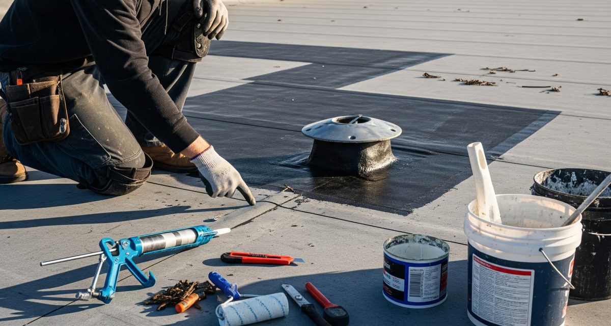 Flat roof care NJ