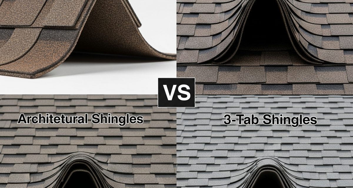 Architectural Shingles vs. 3-Tab Shingles