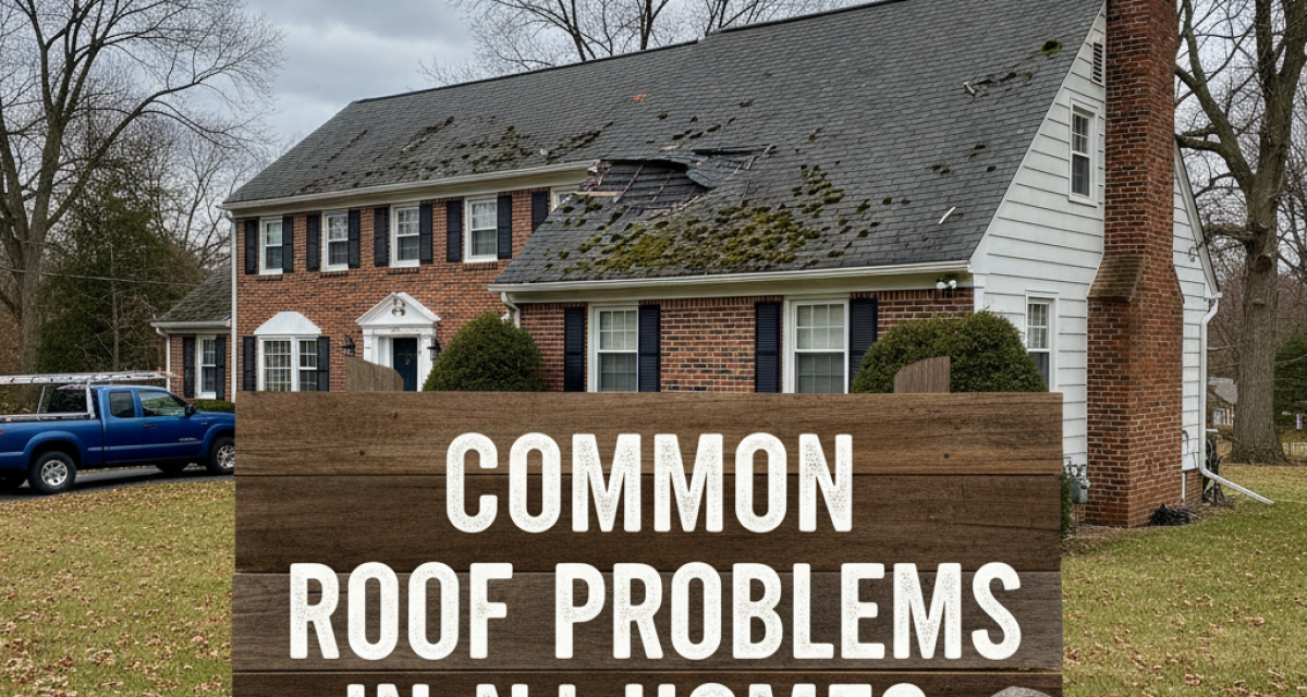 common roof problems NJ
