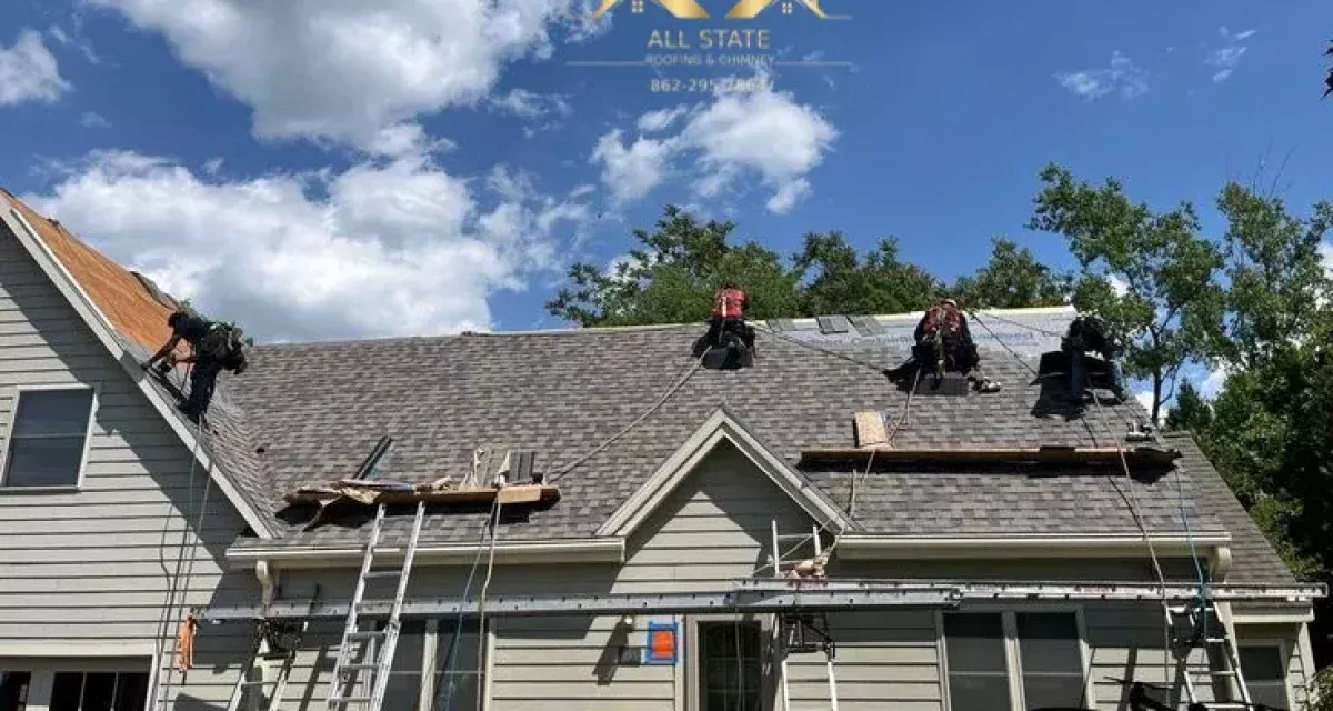 Roof Damage After Winter Storm NJ